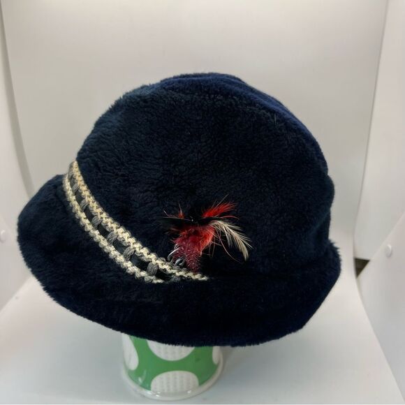 Stetson vintage union made gentlemans Tyrolean hat, Alpine style hat. Ear flaps main image 15